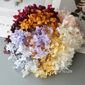 Annas hortenzijas sauso ziedu konservētu ziedu DIY auskari un aromātiskās sveces materiāls gutaperčas sveķu mājas dekorēšanai