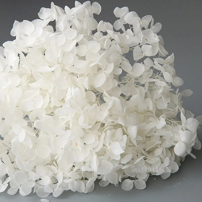 Annas hortenzijas sauso ziedu konservētu ziedu DIY auskari un aromātiskās sveces materiāls gutaperčas sveķu mājas dekorēšanai