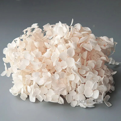 Annas hortenzijas sauso ziedu konservētu ziedu DIY auskari un aromātiskās sveces materiāls gutaperčas sveķu mājas dekorēšanai