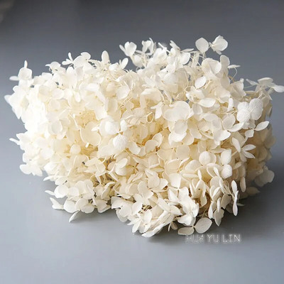 Annas hortenzijas sauso ziedu konservētu ziedu DIY auskari un aromātiskās sveces materiāls gutaperčas sveķu mājas dekorēšanai