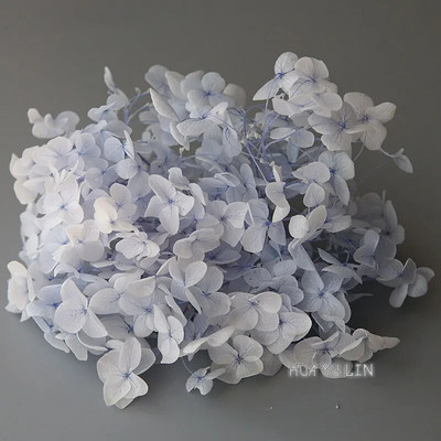 Annas hortenzijas sauso ziedu konservētu ziedu DIY auskari un aromātiskās sveces materiāls gutaperčas sveķu mājas dekorēšanai