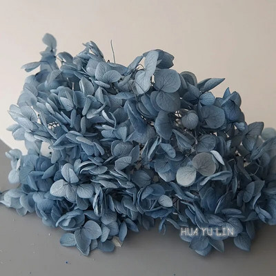 Annas hortenzijas sauso ziedu konservētu ziedu DIY auskari un aromātiskās sveces materiāls gutaperčas sveķu mājas dekorēšanai