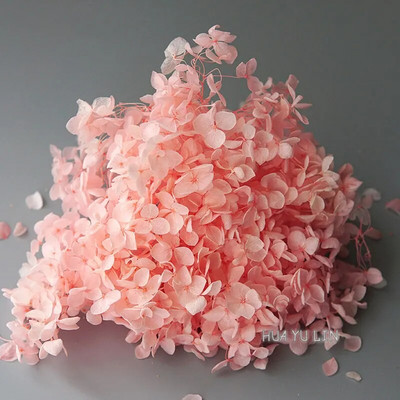 Annas hortenzijas sauso ziedu konservētu ziedu DIY auskari un aromātiskās sveces materiāls gutaperčas sveķu mājas dekorēšanai