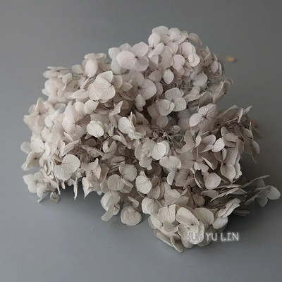 Annas hortenzijas sauso ziedu konservētu ziedu DIY auskari un aromātiskās sveces materiāls gutaperčas sveķu mājas dekorēšanai