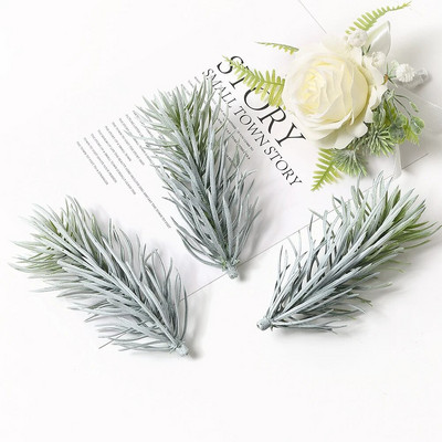 30kom Dekoracija vijenca od umjetnog lišća Lažne biljke za kućnu dekoraciju vjenčanja DIY Buket Rukotvorine Cvijeće Vijenac Pribor za darove