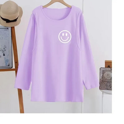 Jesenska majica dugih rukava za dojilje Modna majica s printom slova za trudnice Pamuk Odjeća za dojenje Žene nakon poroda Majice za dojenje