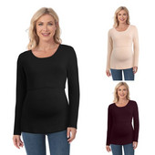 Nova trudnička odjeća Emotion Moms Top majice za dojenje Trudnička odjeća za trudnice Modna majica za trudnice