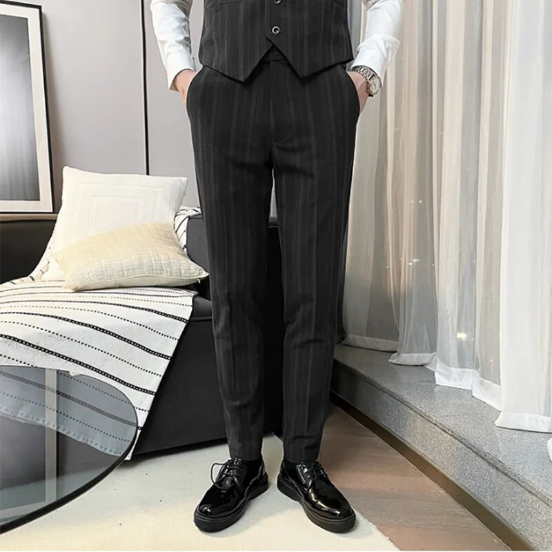 Butiik (bleiser + vest + püksid) meeste ülikond kaherealine elegantne äriline itaalia stiilis pidulik kleit Härrasmehe 3-osaline komplekt