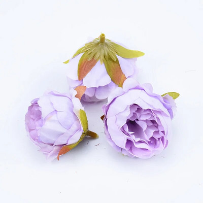 10 komada svilene glave božura Zidni dodaci za vjenčanje za uređenje doma Ručno izrađeno umjetno cvijeće Floristika Diy darovi Svadbeni broš