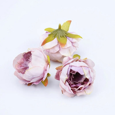 10 komada svilene glave božura Zidni dodaci za vjenčanje za uređenje doma Ručno izrađeno umjetno cvijeće Floristika Diy darovi Svadbeni broš