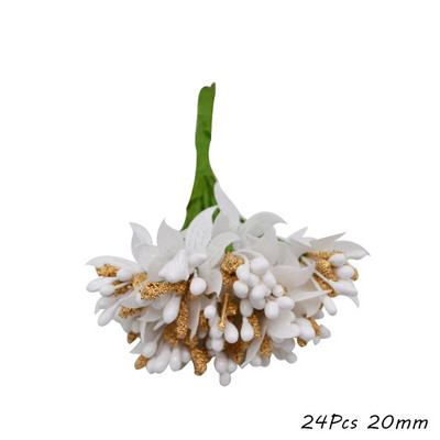 Zlatni umjetni cvijet, trešnja, prašnik, bobice, cvjetni vijenac, ukrasna poklon kutija za kolače, vjenčani ukras, božićni ukrasi za dom