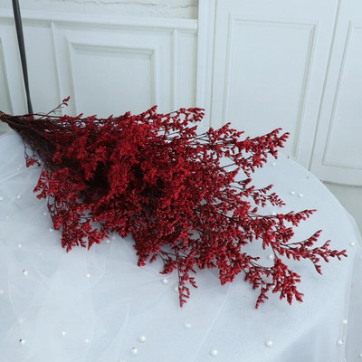 Dabīgs īsts kaltēts zieds Mīlestības zāle Dekoratīvs ziedu pušķu izkārtojuma materiāls Valentīna kāzu konservētu ziedu dekors