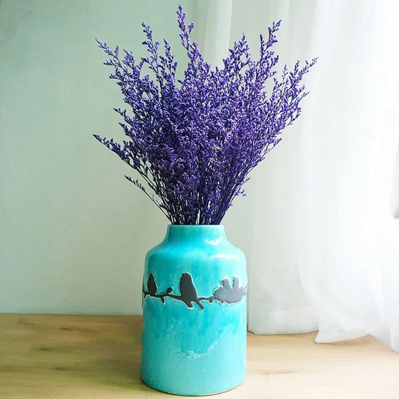 Dabīgs īsts kaltēts zieds Mīlestības zāle Dekoratīvs ziedu pušķu izkārtojuma materiāls Valentīna kāzu konservētu ziedu dekors