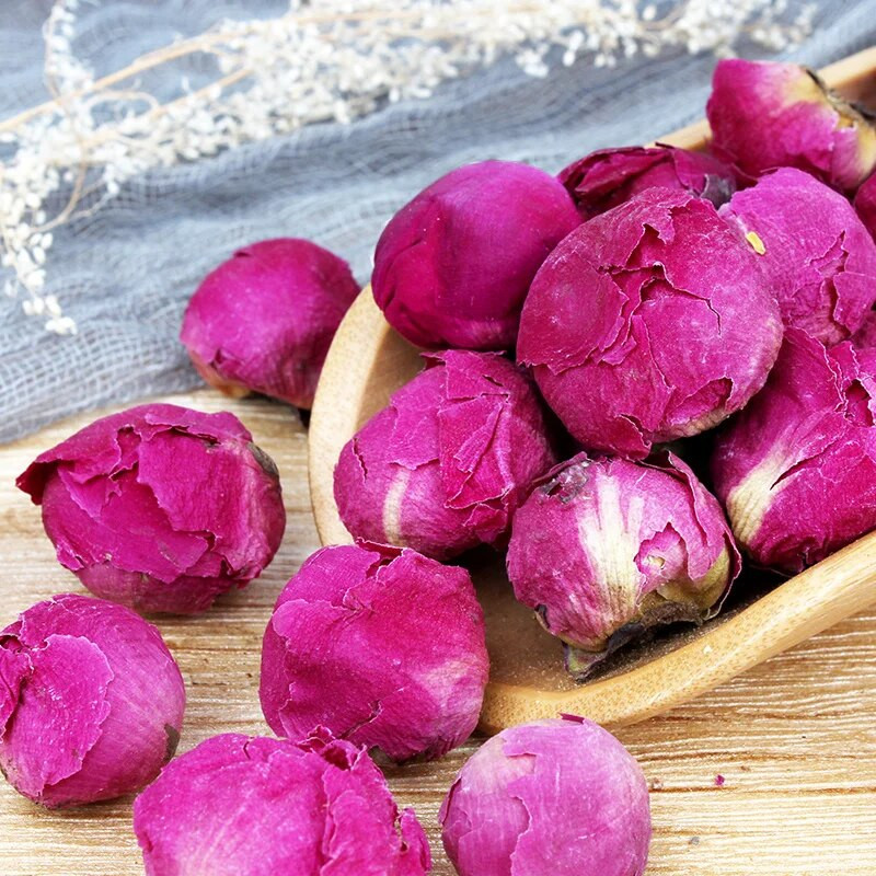 200g Ružin pupoljak Osušeno cvijeće Božur Lopta za DIY Cvjetno vjenčanje Dekoracija doma Čaj od prirodnog cvijeća Ženski poklon Čaj za ljepotu ruže