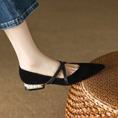 Suvised naiste pumbad, madala kontsaga kingad tüdrukutele Elegantsed balletikorrused, kontori naised, 2023. aasta Mokassiinid 35-40