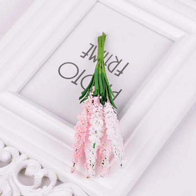 10 tk/partii Lavendli kunstlillekimp PE-vahust võltslilled vaasile Kodusisekujundus DIY pärg Pulmakaunistused 2022