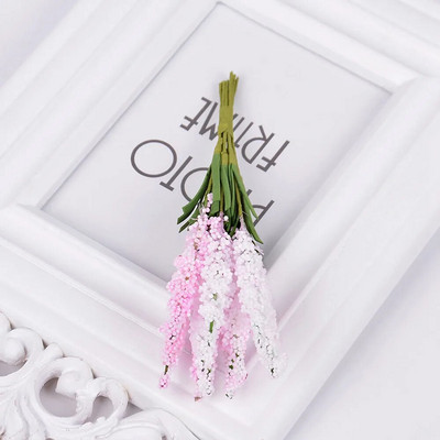 10 tk/partii Lavendli kunstlillekimp PE-vahust võltslilled vaasile Kodusisekujundus DIY pärg Pulmakaunistused 2022