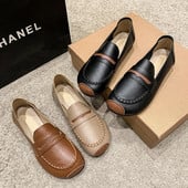 2023 m. Nauji Odiniai Batai Moterims Moteriški Mokasinai Moteriški batai Pavasario Ruduo Motinos moteriški batai