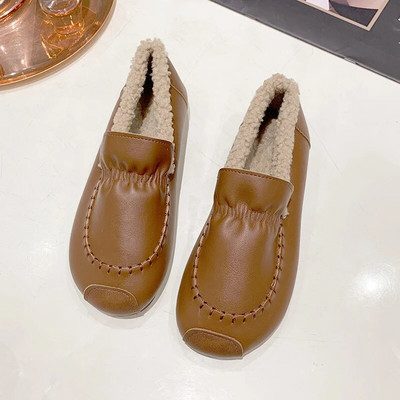 2023 m. Nauji Odiniai Batai Moterims Moteriški Mokasinai Moteriški batai Pavasario Ruduo Motinos moteriški batai