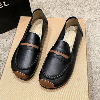 2023 m. Nauji Odiniai Batai Moterims Moteriški Mokasinai Moteriški batai Pavasario Ruduo Motinos moteriški batai