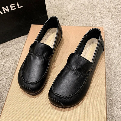 2023 m. Nauji Odiniai Batai Moterims Moteriški Mokasinai Moteriški batai Pavasario Ruduo Motinos moteriški batai