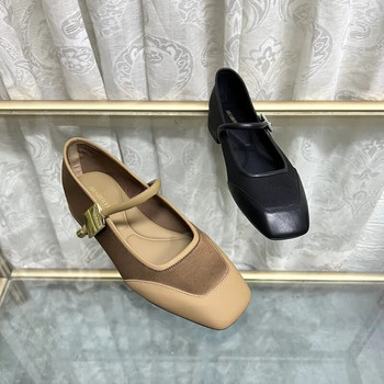 2023 Butterfly Knot Дамски летни декорации с кристали Mary Janes Flat Loafers Ежедневни меки подметки Плитки дамски обувки