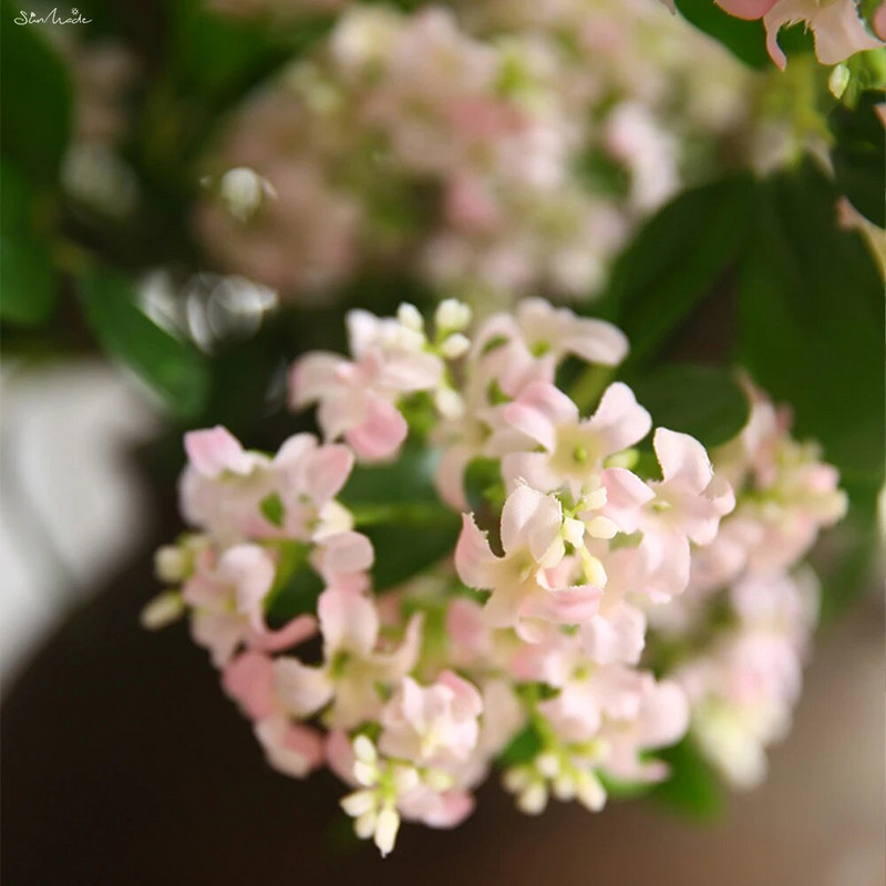 SunMade Delicate timiāna ziedu zars Zīda mākslīgie ziedi Mājas kāzu dekorēšana Dārzs Viesnīcas dekors Fleurs Artificielles