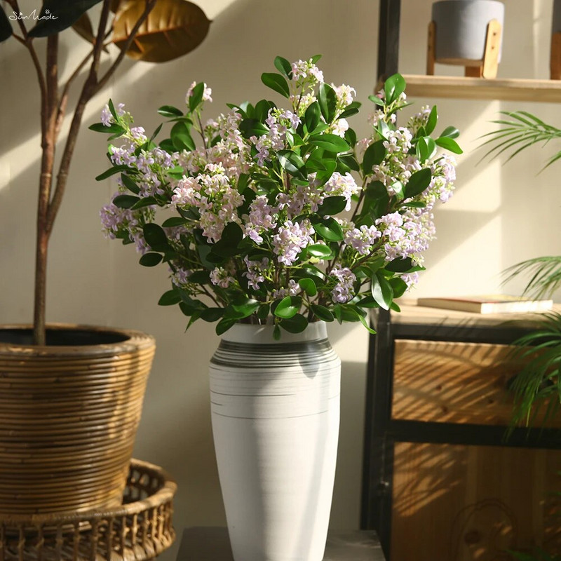 SunMade Delicate timiāna ziedu zars Zīda mākslīgie ziedi Mājas kāzu dekorēšana Dārzs Viesnīcas dekors Fleurs Artificielles