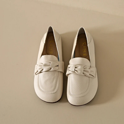 Jauni sieviešu kurpes, kvadrātveida purngals, plakanas kurpes Sieviešu plakanās pīts, melns, kvadrātveida purngals, ādas apavi Zapatos Mujer 1450N