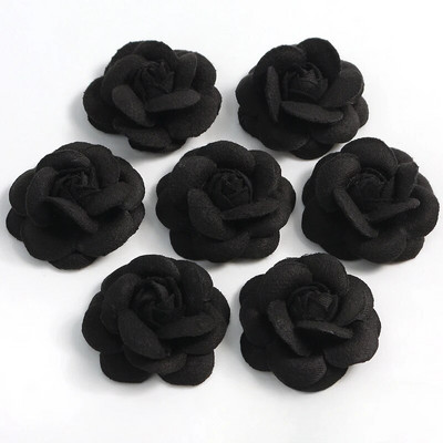 10 gab. 5 CM korejiešu kamēlijas ziedi, ar rokām darināti rožu galvas apavi un cepures. Apģērbu aksesuāri.