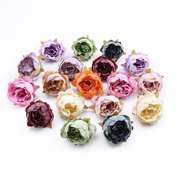 10 τμχ Bud Peony Wedding Decorative Flower Διακόσμηση σπιτιού Αξεσουάρ Νυφικά Αξεσουάρ Εκκαθάριση Τεχνητά Λουλούδια Χονδρική