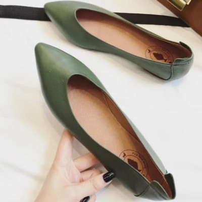 Nove ženske balerinke Ljeto 2023. Vintage plitke cipele za hodanje za žene Modne uredske ženske cipele za slobodno vrijeme