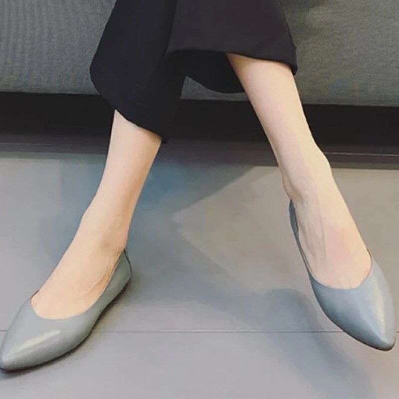 Nove ženske balerinke Ljeto 2023. Vintage plitke cipele za hodanje za žene Modne uredske ženske cipele za slobodno vrijeme