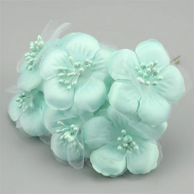 6kom/lot 5cm svileni spomenar Mini ruža, umjetni korsaž, cvjetni buket za dekoraciju vjenčanja DIY vijenac, rukotvorina, svadbeno cvijeće