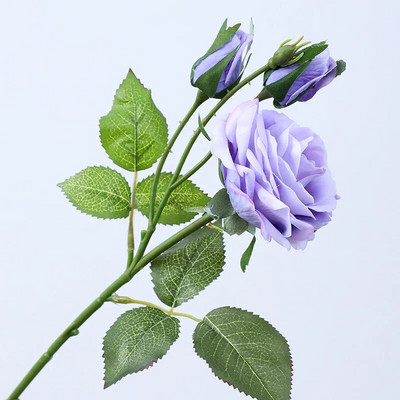 Real Touch Roses Umjetno cvijeće Vjenčane dekoracije Cvjetne slatke ruže Umjetno cvijeće Dekoracija kućnog vrta Lateks ruže