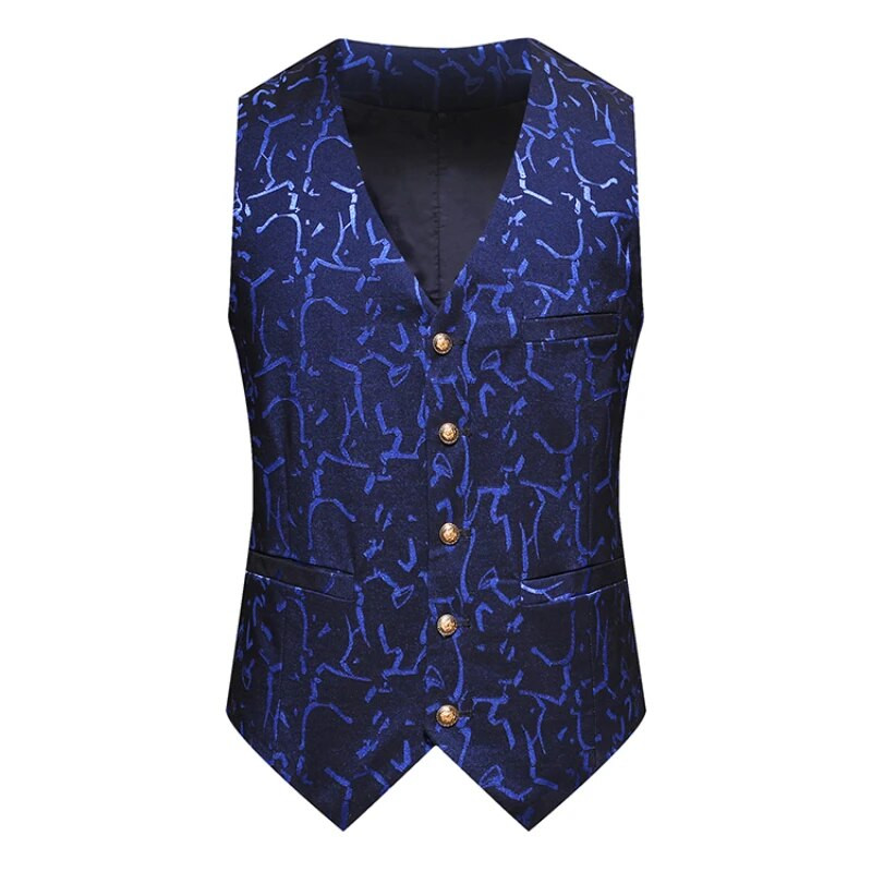 Visoka kvaliteta (jakna + prsluk + hlače) muški talijanski stil, poslovni, elegantni modni, ležerni, poslovni party, uski set od 3 dijela