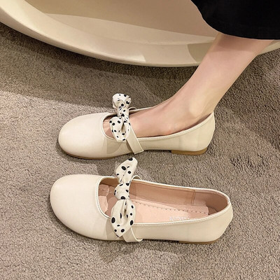 Sieviešu plakanie, punktveida priekšgala laivu apavi, apaļi apavi Mērija Džeina, sekla slīdēšana plakanā apavi Sievietēm baleta apavi zapatos mujer 9708N
