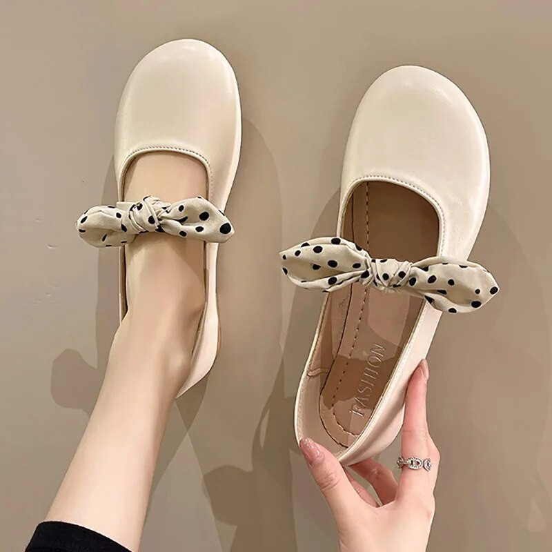 Sieviešu plakanie, punktveida priekšgala laivu apavi, apaļi apavi Mērija Džeina, sekla slīdēšana plakanā apavi Sievietēm baleta apavi zapatos mujer 9708N