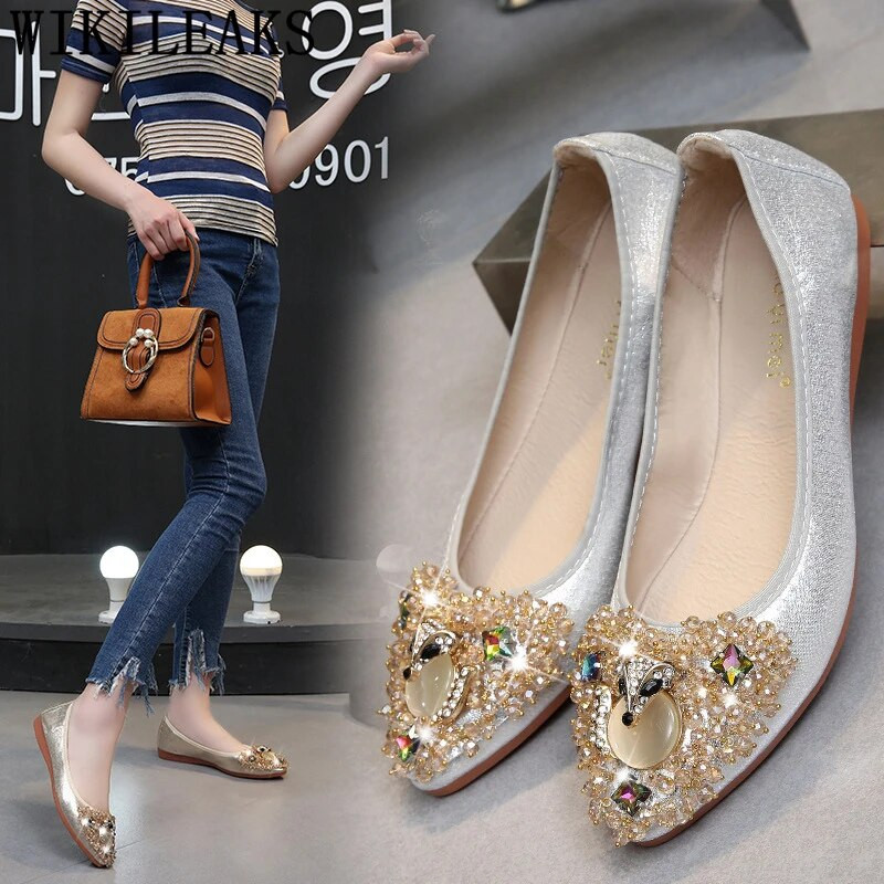 Glitter Kingad Kevadkingad Naiste Rhinestone Suures suuruses Slip On Kingad Naistele Mood Mustad Laadurid Loafers Sepatu Wanita Korea