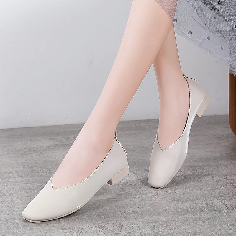 2022. Nove ženske ravne cipele Ženske špicaste cipele Mekane plitke mokasine Ženske modne baletne prozračne ženske cipele na ravne cipele