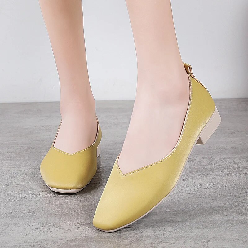 2022. Nove ženske ravne cipele Ženske špicaste cipele Mekane plitke mokasine Ženske modne baletne prozračne ženske cipele na ravne cipele