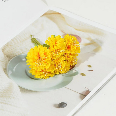 6vnt/stal. Mini dirbtinio šilko rožių puokštė vestuvėms namų dekoravimui pasidaryk pats rankų darbo amatų aksesuarai netikros gėlės