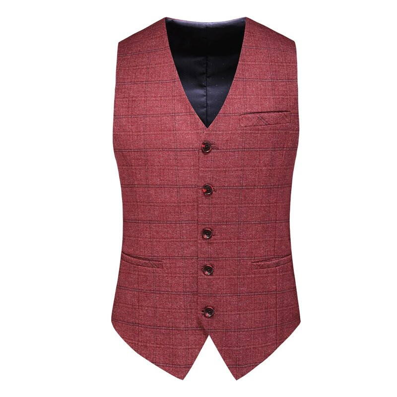 Visokokvalitetni 5XL (Blazer + prsluk + hlače) muško talijansko stilsko elegantno modno jednostavno poslovno ležerno gospodsko odijelo trodijelno