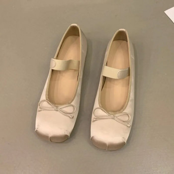 Пролет Есен Дамски обувки Mary Janes Лачени обувки на нисък ток Обувки за момичета с квадратни пръсти Плитка каишка с катарама 8828N