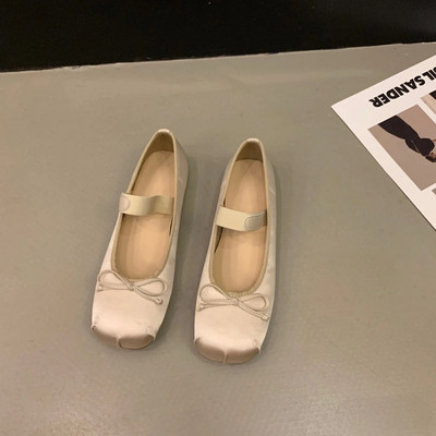 Pavasario rudens Moteriški Mary Janes Batai Lakinė oda Žemakulniai Suknelė Batai Kvadratinio piršto seklių sagties dirželiu mergaičių batai 8828N