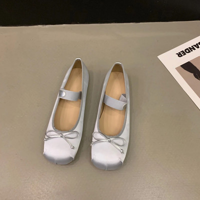 Pavasario rudens Moteriški Mary Janes Batai Lakinė oda Žemakulniai Suknelė Batai Kvadratinio piršto seklių sagties dirželiu mergaičių batai 8828N