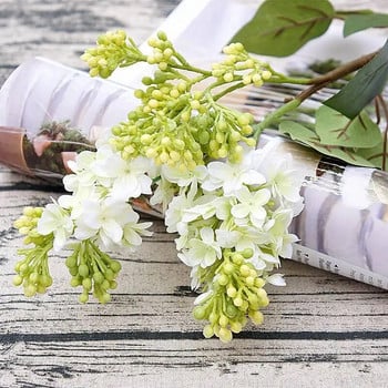 Τεχνητά λουλούδια λιλά πανέμορφα λουλούδια μεταξιού τεχνητά για το σπίτι Διακόσμηση γάμου DIY Στεφάνι πλαστών χεριών λουλουδιών