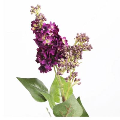 Flori artificiale de liliac, flori frumoase de mătase, pentru acasă, nuntă, bricolaj, decorare, coroană de aranjament de flori de mână falsă