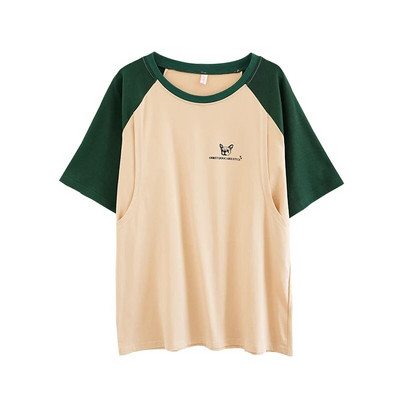 Majice za dojenje od čistog pamuka, majica kratkih rukava za trudnice, ljetna trudnička odjeća 5010B