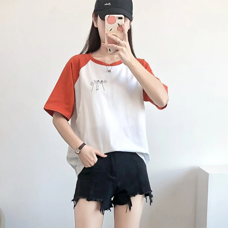 Majice za dojenje od čistog pamuka, majica kratkih rukava za trudnice, ljetna trudnička odjeća 5010B